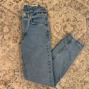 High Rise Straight Jeans